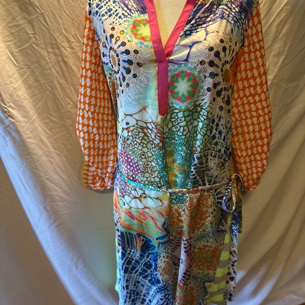 Uncle Frank by Anthropologie Colorful Patterned Women's Dress